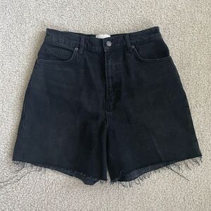 Reformation high rise denim cutoff shorts
